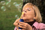 Adults mature into their 'second childhood'.