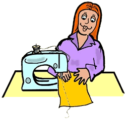 I mended our clothes for the next few weeks.